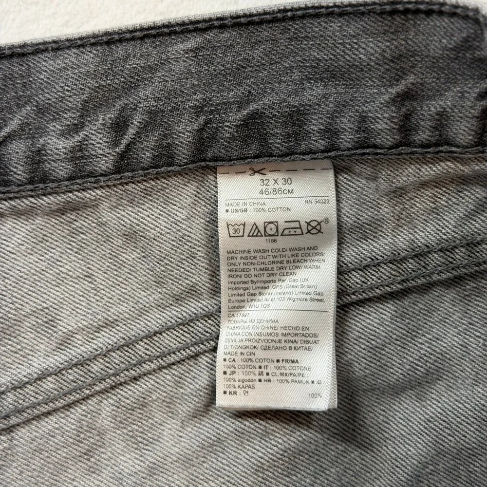 Banana Republic Heritage Jean Men 32 Grey Good Tapered Rinse S/373373-00 Fall 18